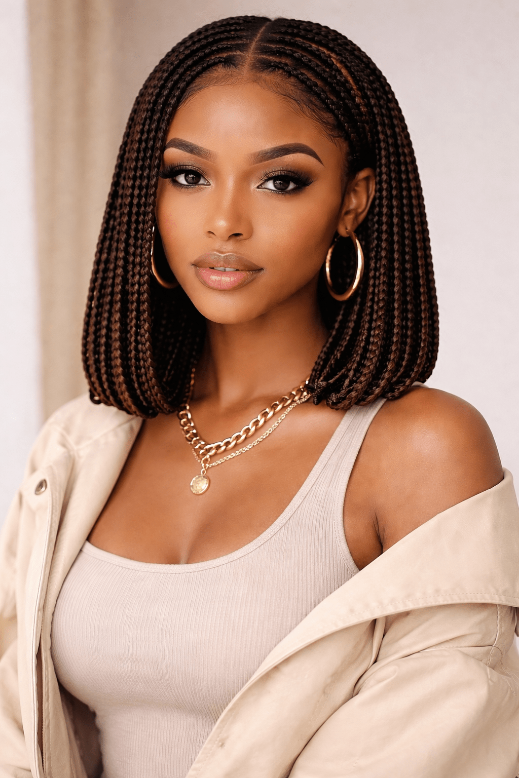 ✨ Regular Knotless Braids (Small / Medium) - Tina Hair Braiding & Weave